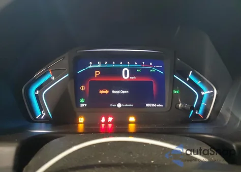 2019 Honda Odyssey Ex z USA, uszkodzony, nr VIN 5FNRL6H52KB124079